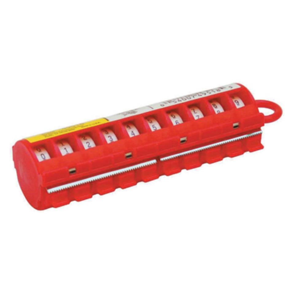 3M Kabelmarkierspender, Zahlen von 0 bis 9 (5.46 mm) (STD-0/9)