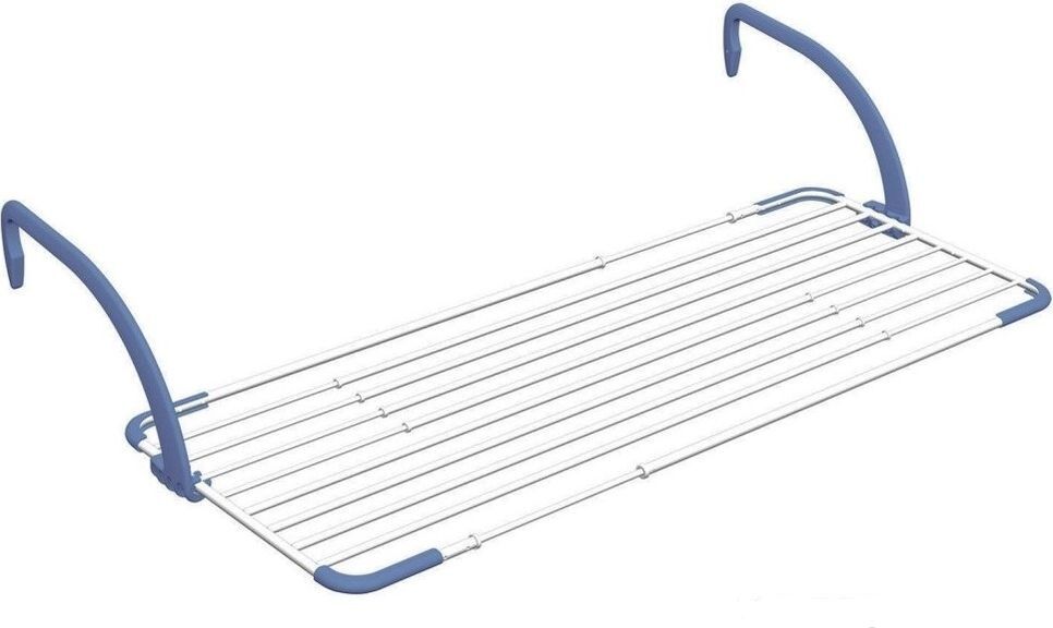 gimi Brezza Extend Stendibiancheria Estensibile Da Balcone Da Vasca Da Bagno Da 116 Cm Fino A 188 Cm In Acciaio E Plastica - Vileda Brezza Extend