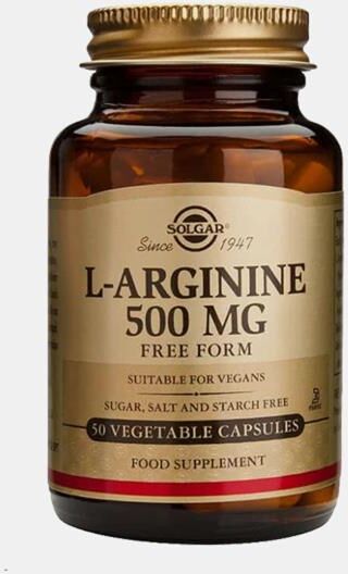 L-ARGININA 500mg 50 CAPSULAS SOLGAR