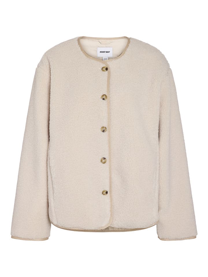 Noisy may Teddyjacke in Creme - M