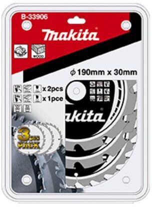 Jeu de lames de scie Makita 136x20x16Z+24Z (B-33897) (B-33897)