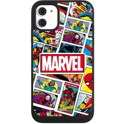Nivocase Handyhülle für Apple iPhone 11 Hülle NIVOpure Case Schwarz Comic Muster Marvel (Apple iPhone 11), Smartphone Hülle, Schwarz