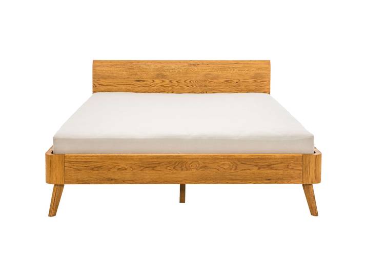 Hasena Bett Oak-Line Eiche Nature Massivholz 160 x 200 cm - Bett
