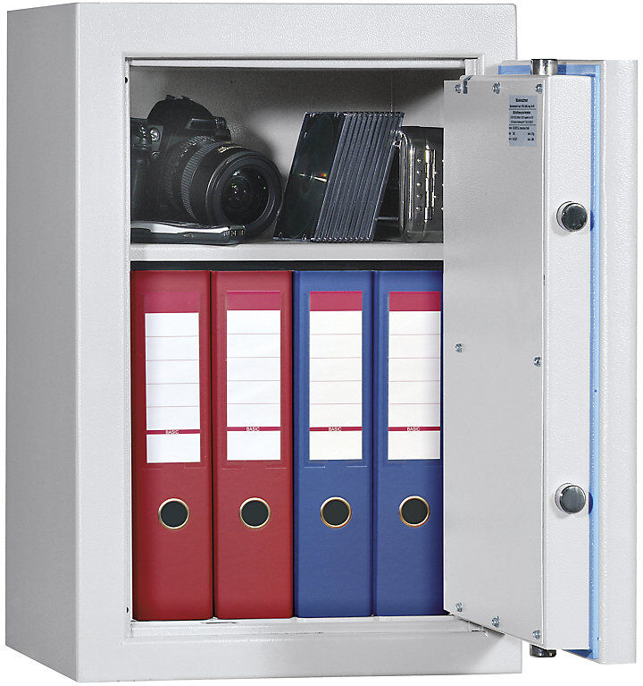 kaiserkraft Feuergeschützter Sicherheitsschrank PRO, VDMA A, S1, LFS 30 P, HxBxT 820 x 490 x 455 mm