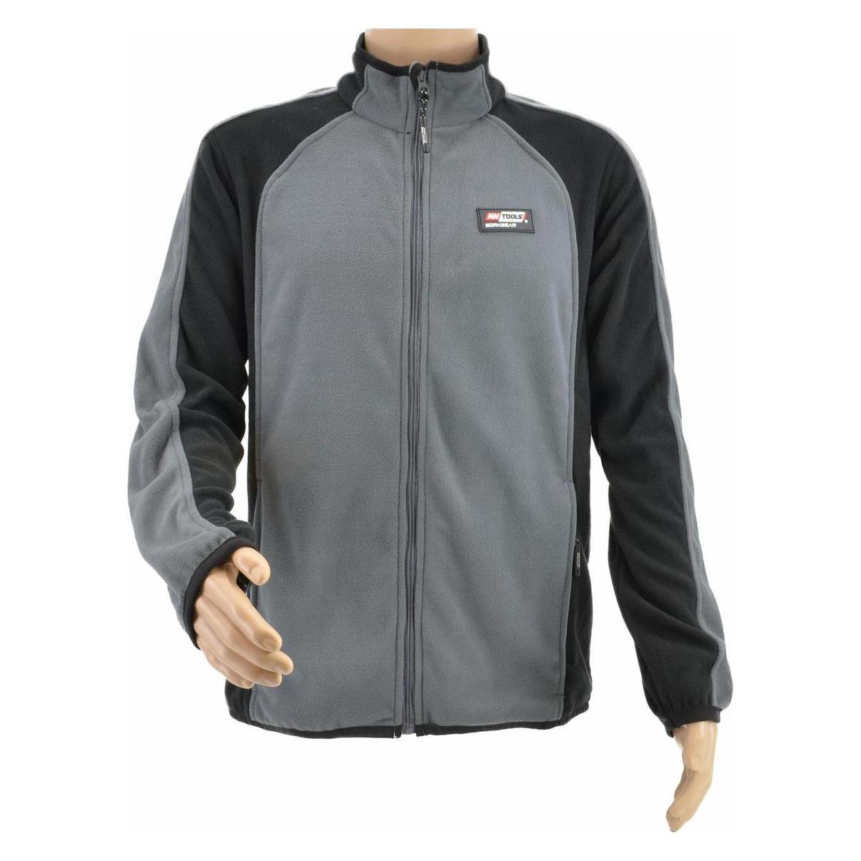 Awtools T1 Grau-Schwarzes Fleece-Sweatshirt (S) (44855030)