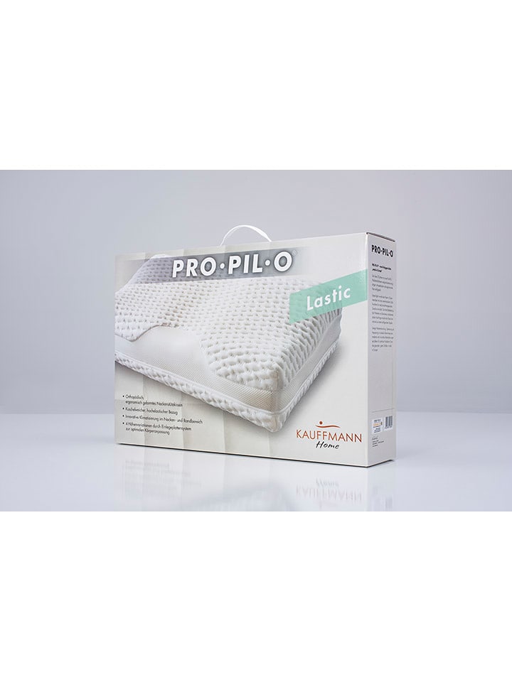 Sanders-Kauffmann Lastic-Nackenstützkissen "Pro-Pil-O" in Weiß - (L)36 x (B)56 x (H)12 cm - onesize