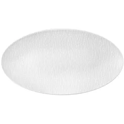SERVIERPLATTE Life Fashion Luxury White 33x18 cm