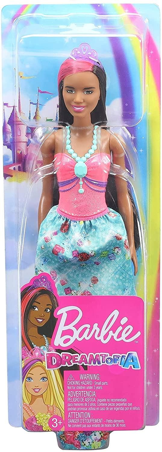 Mattel Barbie Dreamtopia Poppen Prinses Brunette met Tiara