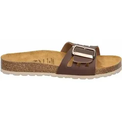 LICO Damen Pantolette Bioline Once Fashion, Größe 42 in Braun Braun