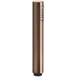 Gessi, Duschbrause, Rilievo Antikalk-Stab-Handbrause, Kunststoff-Version, D32 mm, 1-Strahlart, PVD-Farben in Metal (1 Strahlart)