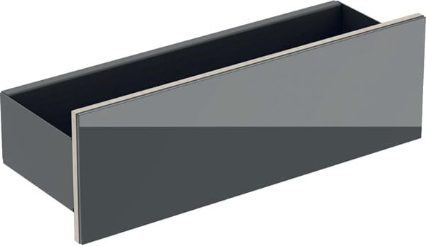Geberit Acanto panneau mural 500617JK2 45x14,8x16cm, lave en verre - lave mat