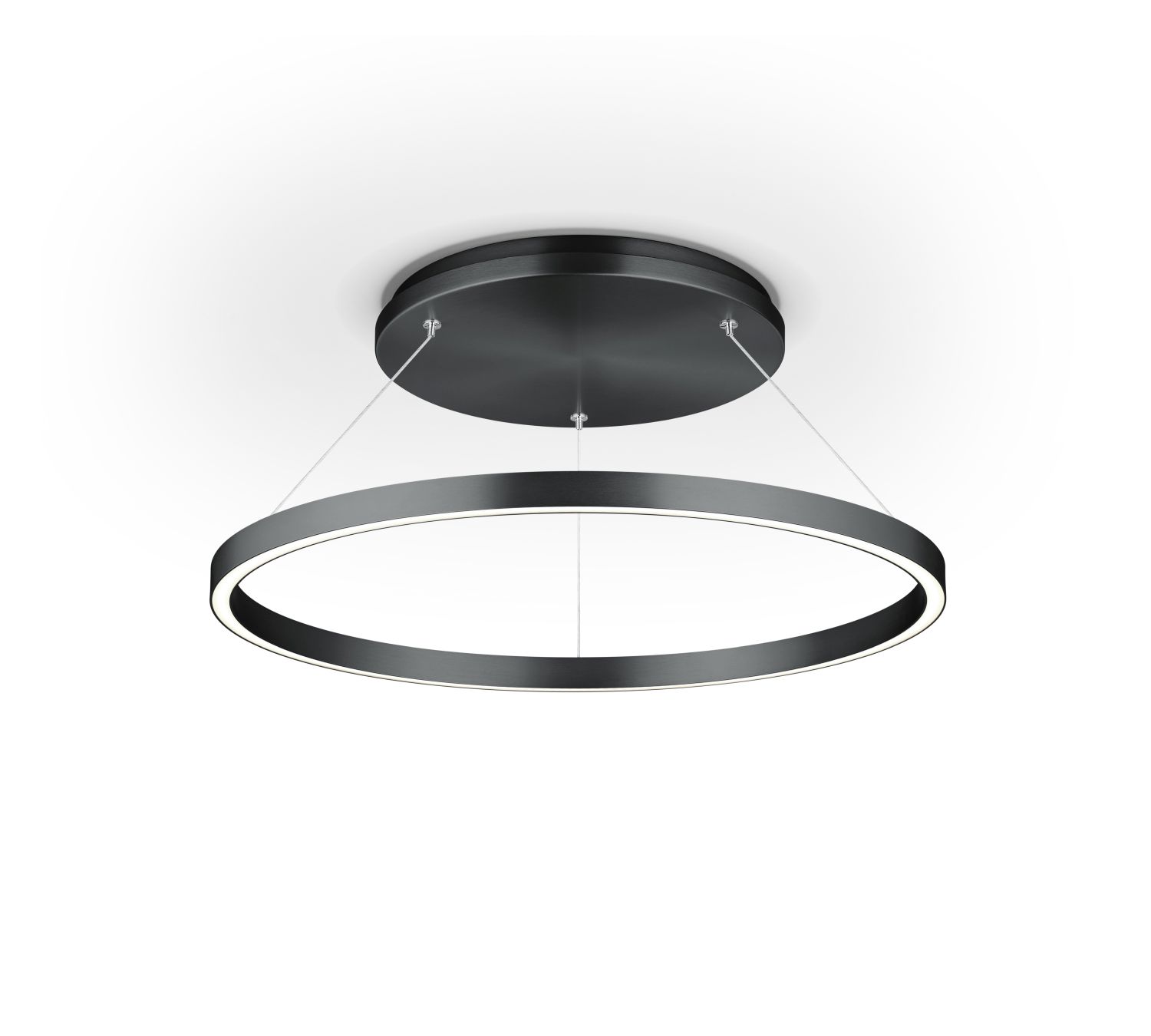 GKS Knapstein LED-Deckenleuchte LISA-D 60cm schwarz 91.367.07 4250035831063