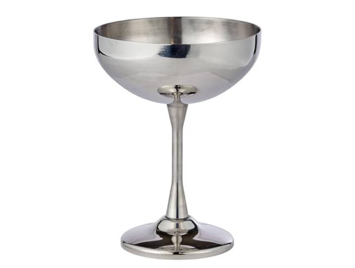 BUTLERS Cocktailschale 260 ml Edelstahl - MANHATTAN LOUNGE -