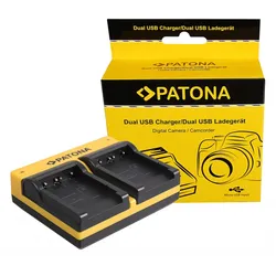 PATONA Dual Ladegerät für Sony NP-FT1 NP-FR1 DSC-T1 DSC-T3 DSC-T5 DSC-T9 DSC-T10 L1 DSC-T33 DSC-T11 i