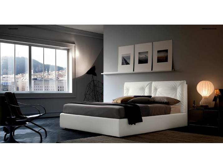 Xlmoebel Polsterbett Luxus Bett 160 x 200 cm Design Textil Doppel Hotelzimmer, Made in Europa