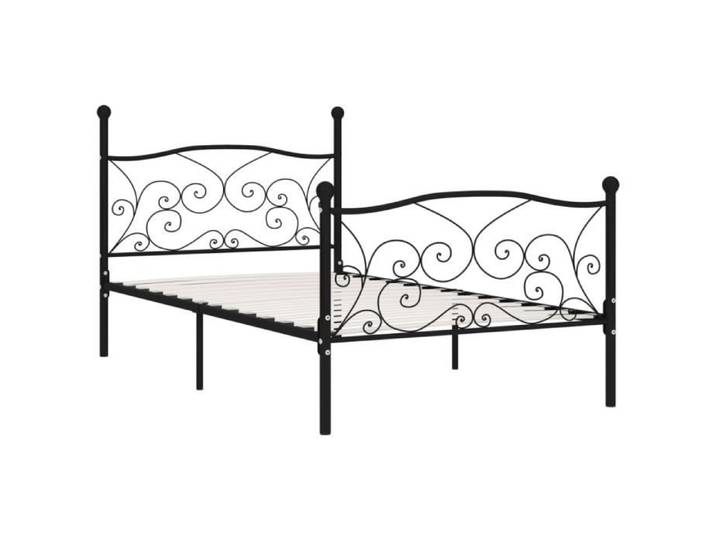 Cadre de lit - Star Market - Pour 1-2 Personnes - Noir Métal - 90 x 200 cm