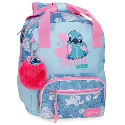 Disney, Kindergartentasche, Stitch Hearts adaptable backpack 28cm