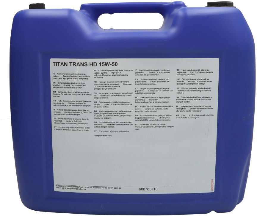 Fuchs Oil Motoröl FUCHS TITAN TRANS HD 15W50 20L