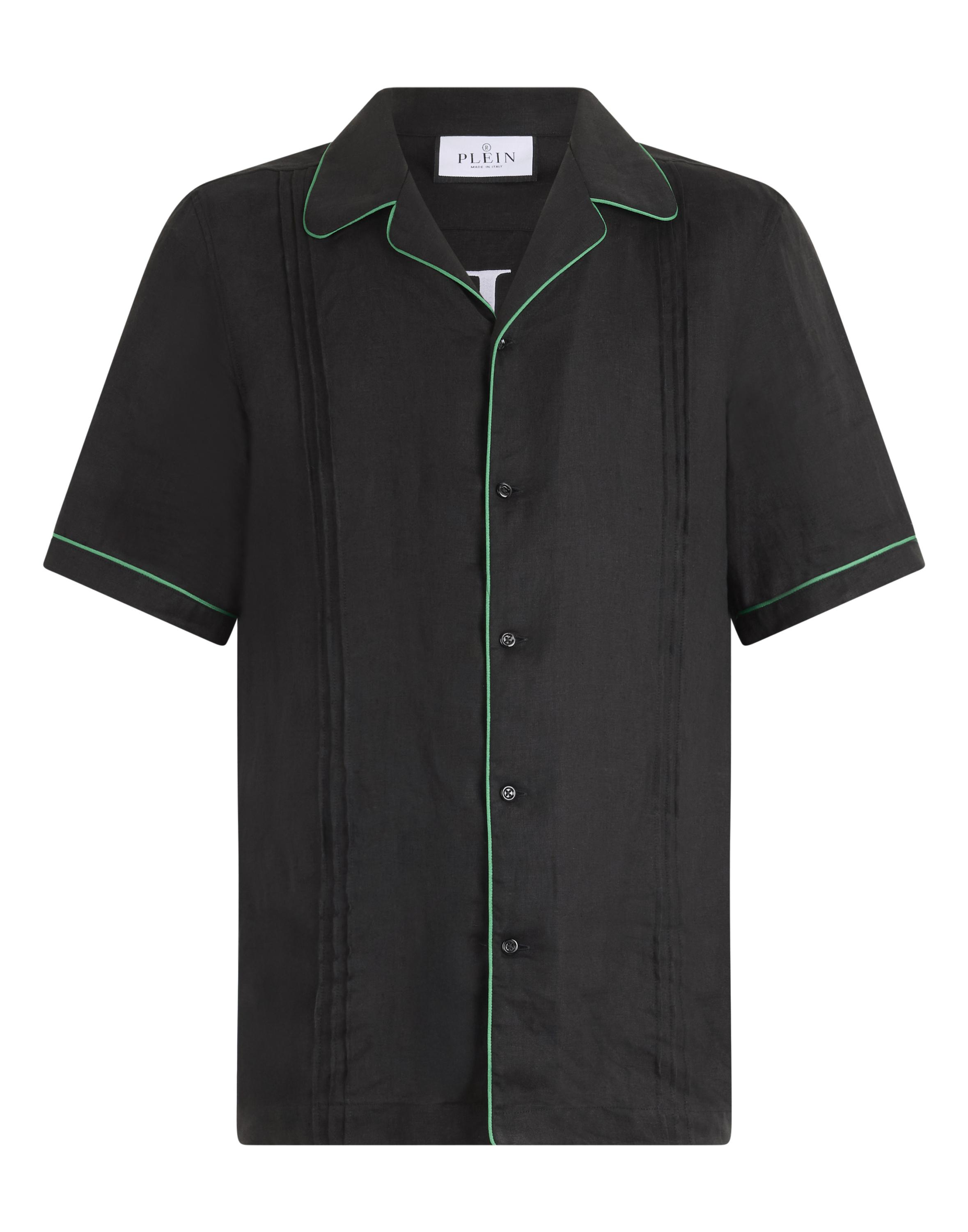 Linen Bowling Shirt Plein Tennis