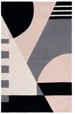 SAFAVIEH Handmade Rodeo Drive Sofoula Mid-Century Modern Abstract Wool Rug