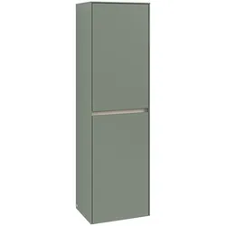 Villeroy und Boch Collaro Hochschrank C03400AF 45,4x153,8x34,9cm, Anschlag links, soft green