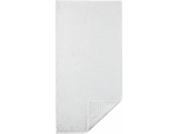 Badetücher EGERIA Madison , grau (hellgrau), B:70cm L:140cm, Walkfrottee, Obermaterial: 100% Baumwolle, Handtücher, Badetücher, Uni-Programm mit Streifenbordüre, reine Baumwolle