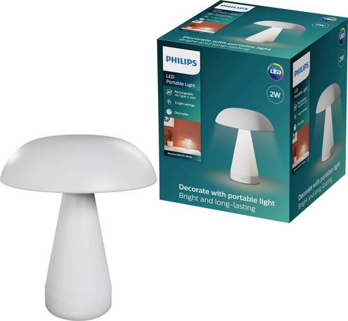 Philips 8721103148469 LED-Akku-Tischlampe LED LED fest eingebaut 3W Weiß