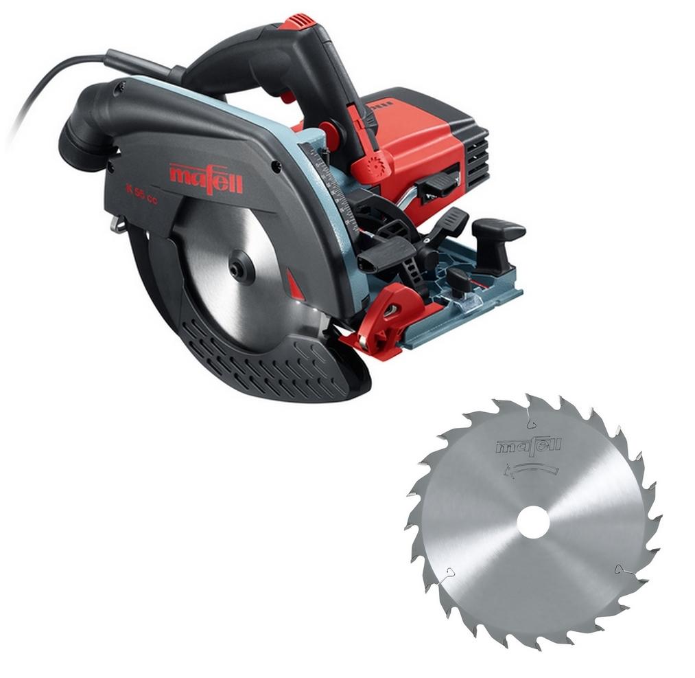 Mafell Kreissäge Handkreissäge K 55 cc im Karton + HM-Blatt 168 x 20 Z 24 WZ