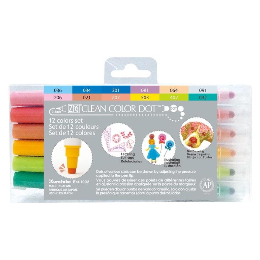 Zig Clean Color Dot (6x) (TC-6100/12V)