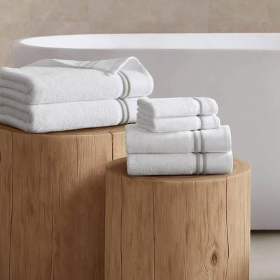 Madison Park Roan Border 6 Piece Towel Set