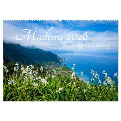 Madeira - ewiger Frühling (Wandkalender 2026 DIN A2 quer), CALVENDO Monatskalender
