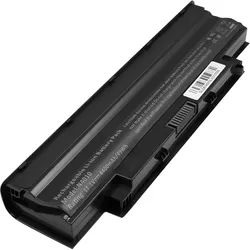 Avizar Akku Dell Inspiron 13R / 14R Ersatz (4400 mAh), Notebook Akku, Schwarz