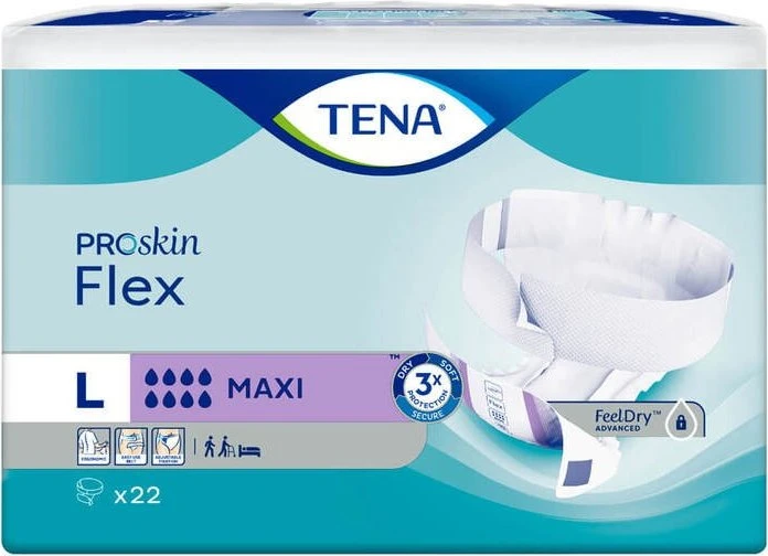 Tena Flex maxi L 3x22 St Windeln