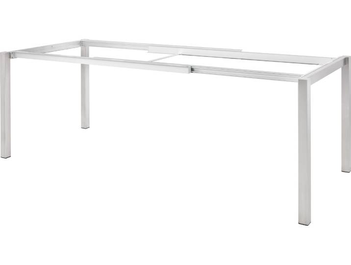 Ellems Stettin Ausziehtisch-Gestell Edelstahl 150/210 × 90 cm
