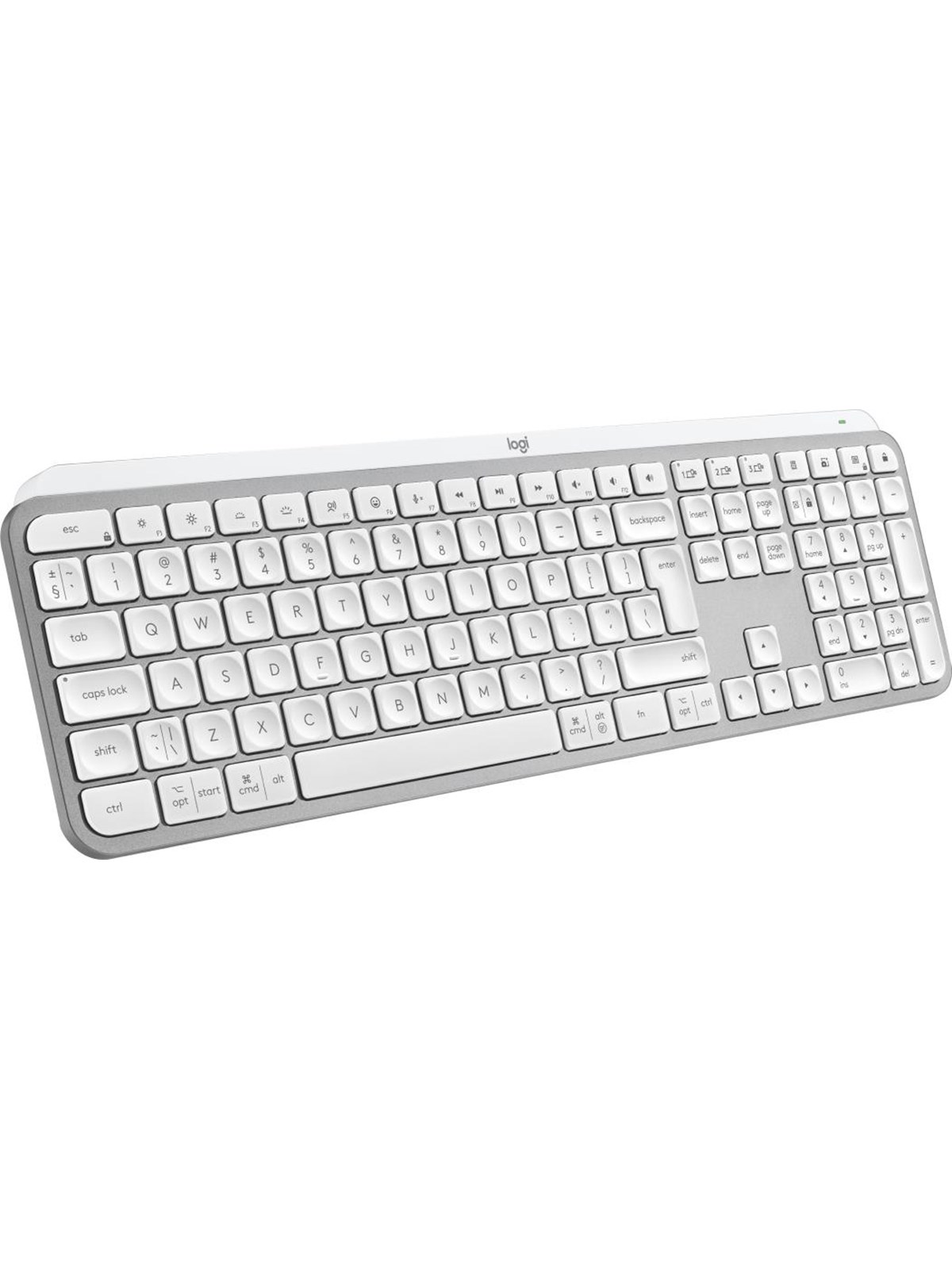 Logitech MX Keys S Pale Grey - US - Tastatur - Englisch (US) - Grau