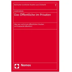 Das Öffentliche im Privaten, Fachbücher von Arndt Kiehnle