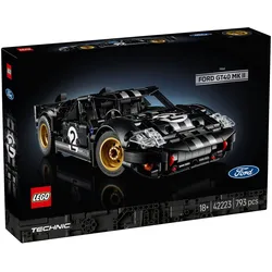 LEGO® TECHNIC 42223 1966 Ford GT40 MKII Rennwagen, mehrfarbig