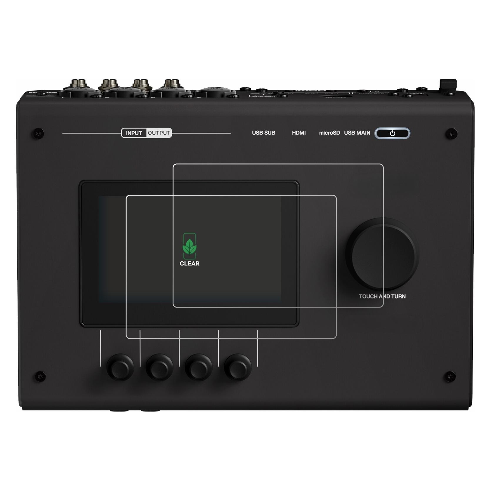 ScreenLeaf Schutzfolie für Yamaha URX44V Displayschutz Display Schutz Folie Klar Transparent (6165318)