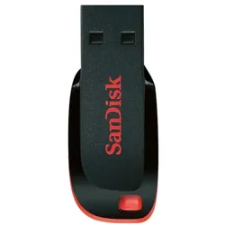SanDisk USB-Stick »Cruzer Blade 128 GB« schwarz, 1.76x4.15x0.74 cm