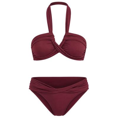 Seafolly - Women's Collective Halter Bandeau - Bikini-Top Gr 36 rot