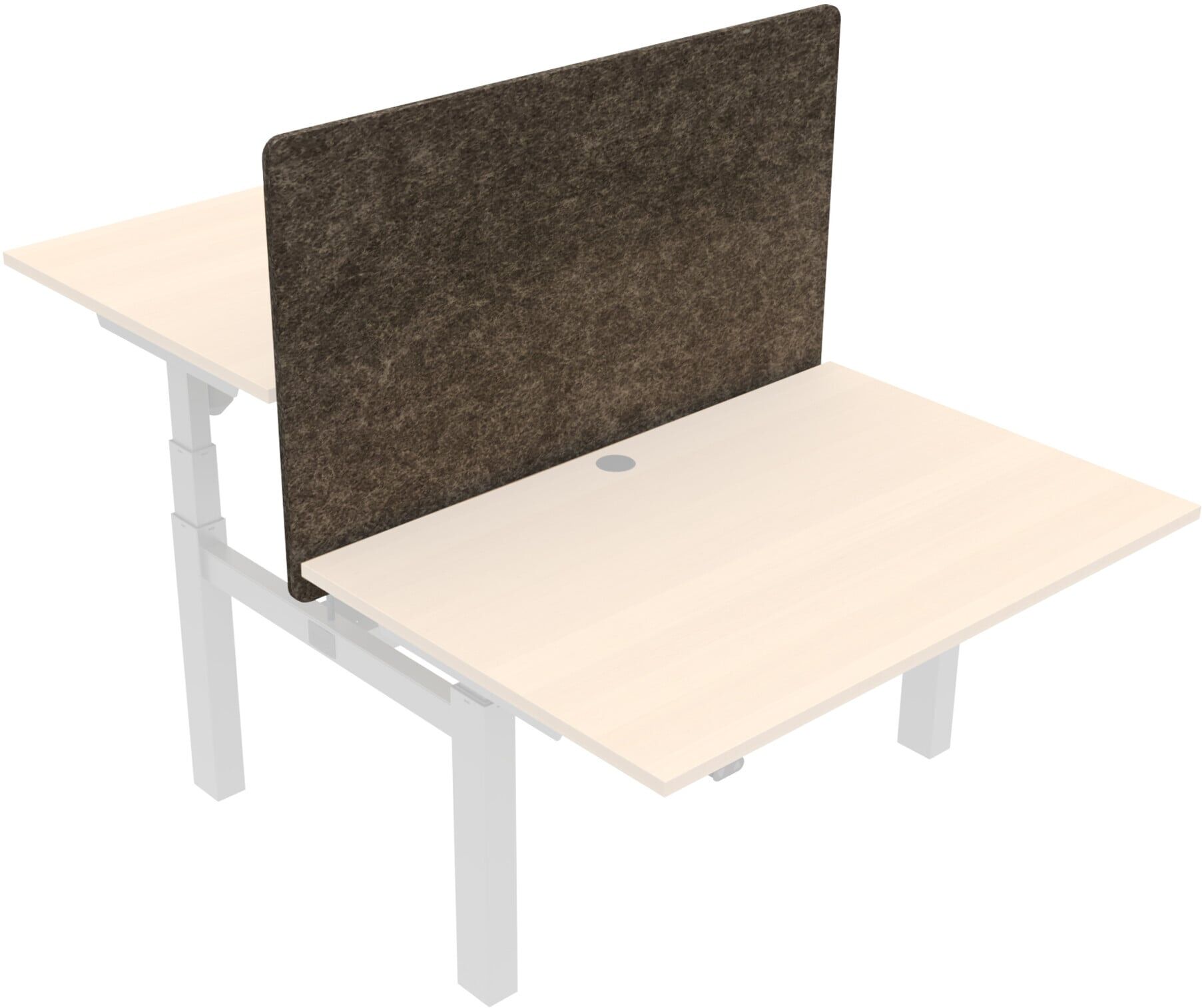 STIER Trennwand für Team-Schreibtisch 501-88 120x80cm (906381)