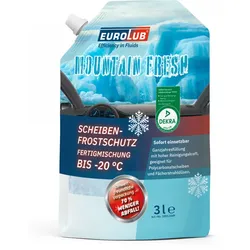 Eurolub Scheibenfrostschutz Mountainfresh Fertigmischung -20°C Beutel 3 Liter