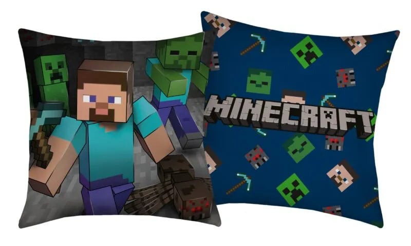 Minecraft sierkussen Steve - Polyester - 40 x 40 cm