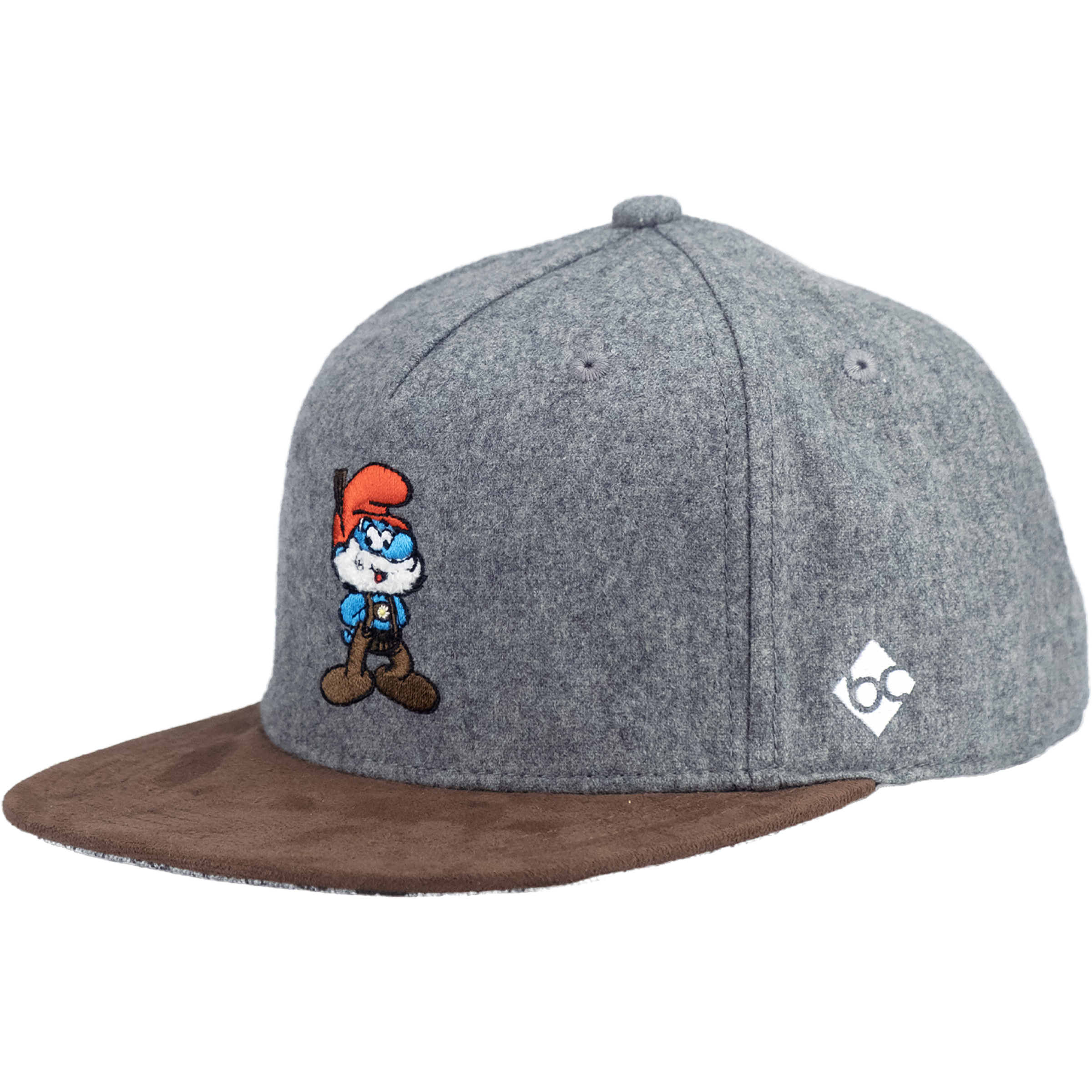 Bavarian Caps Papa Schlumpf Cap Basecaps grau Lifestyle Atmungsaktiv