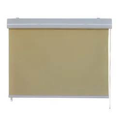 Rollo Sichtschutzrollo Kassettenrollo Rollo mit Kassette Fenster-Rollo Outdoorrollo Sonnenschutz Verdunklungsrollo Seitenmarkise 170x230 cm Jet-Line