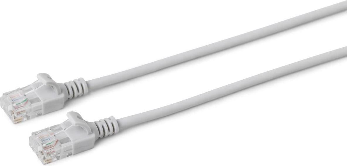 Microconnect V-UTP6A075-SLIM Cat6a U/UTP Netwerkkabel met RJ-45, 7,5 meter, grijs
