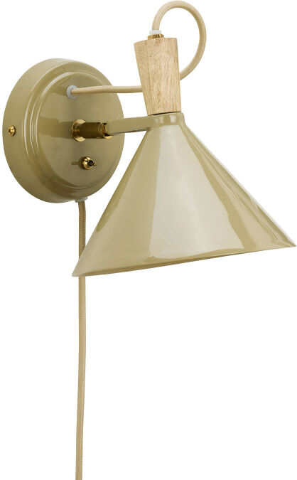 Madam Stoltz Vägglampa Khaki