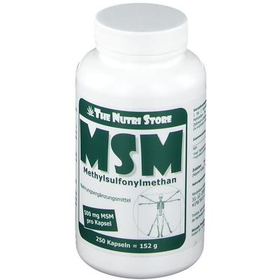 MSM 500 mg Methylsulfonylmethan Kapseln 250 St