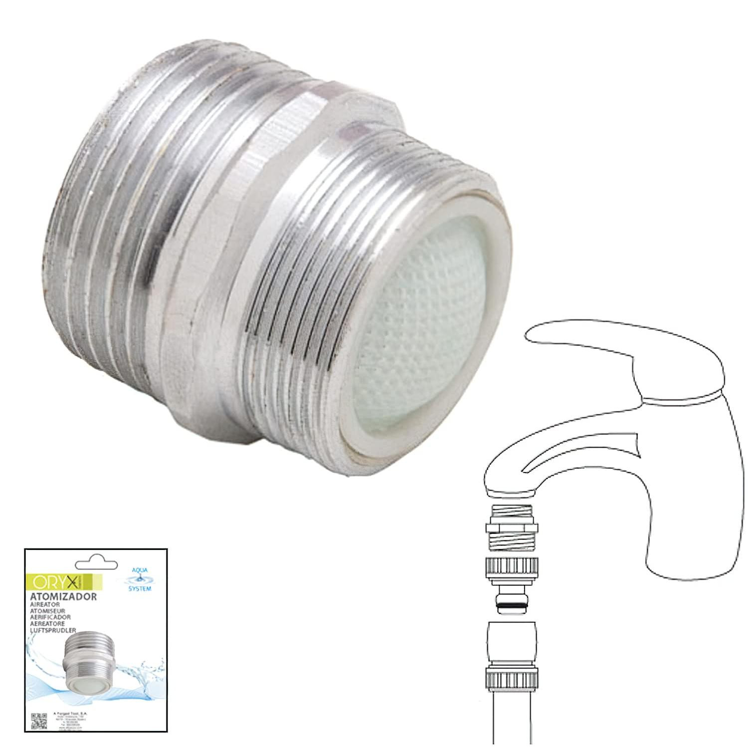 Dripio Pompspray-adapter M24 x 3/4 inch, verchroomd