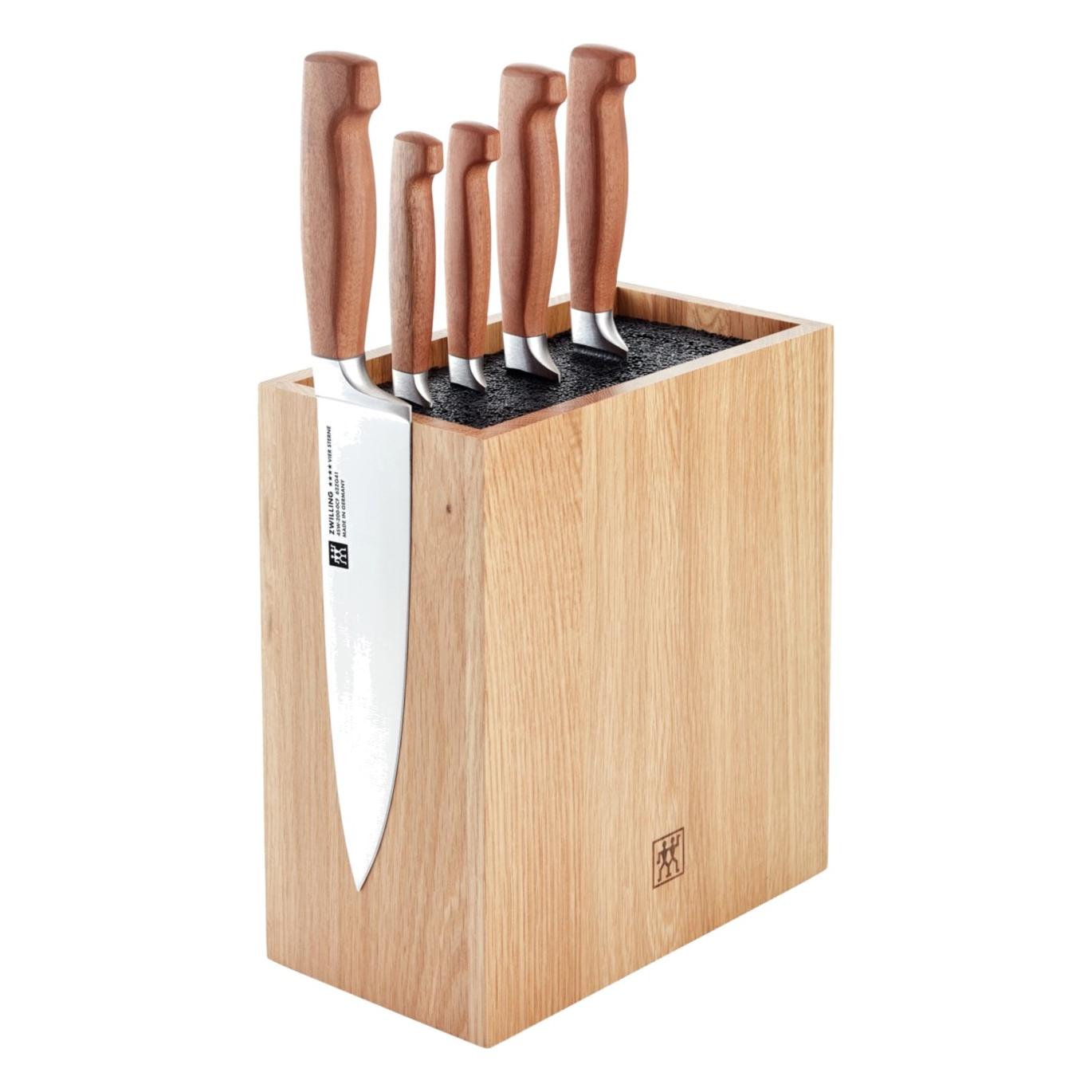 Zwilling Vier Sterne Messerblock 6-tlg. braun (1012829)